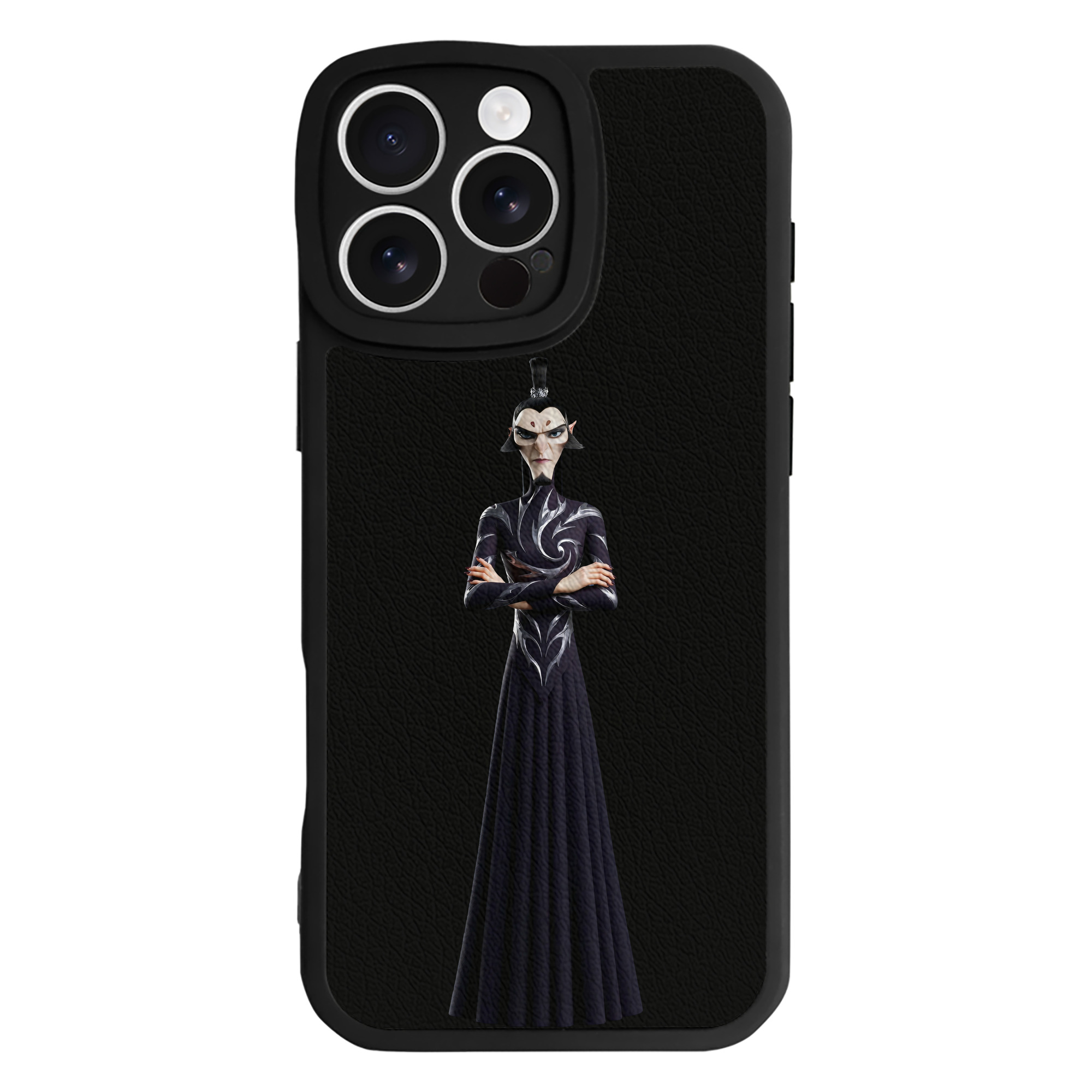 （画像用） Ne Zha 2 ナタ 魔童の大暴れ 【iPhone 16シリーズ対応】シリコンスマホケース（レザー調） 材質：シリコン